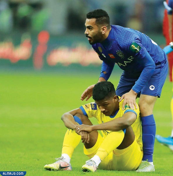 صور حسرة لاعبي النصر عقب الخسارة من الهلال