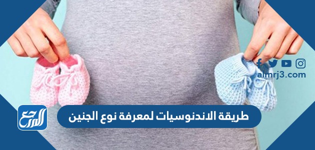 طريقة الاندنوسيات لمعرفة نوع الجنين