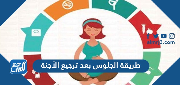 طريقة الجلوس بعد ترجيع الأجنة