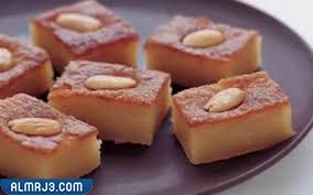 طريقة تحضير البسبوسة بالحليب المحلى