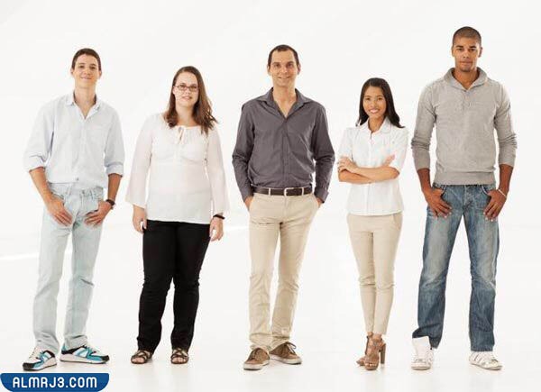 الطول حسب الجنس