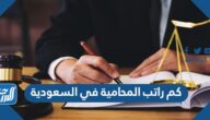 كم راتب المحامية في السعودية