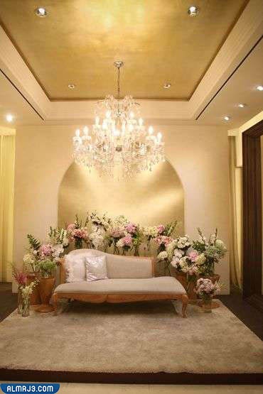 صور كوشات أفراح مزينة بالورود