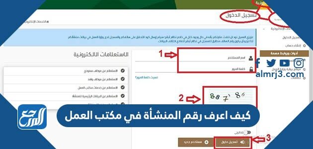 كيف اعرف رقم المنشأة في مكتب العمل 1448