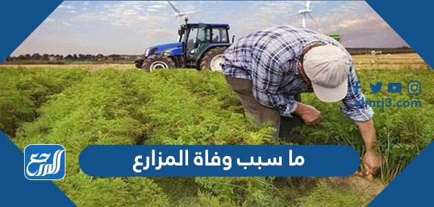 ما سبب وفاة المزارع