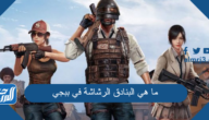 ما هي البنادق الرشاشة في ببجي