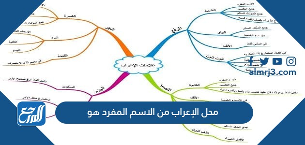 محل الإعراب من الاسم المفرد هو