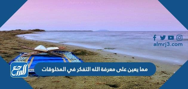 مما يعين على معرفة الله التفكر في المخلوقات