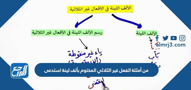 من أمثلة الفعل غير الثلاثي المختوم بألف لينة استدعى