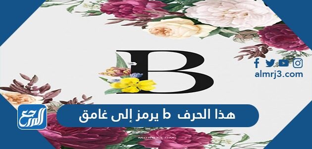 الرمز b يرمز إلى الخط