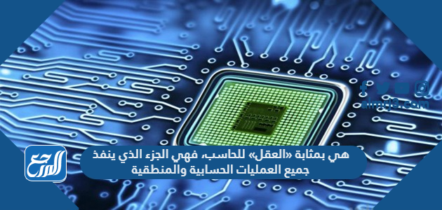 هي بمثابة «العقل» للحاسب، فهي الجزء الذي ينفذ جميع العمليات الحسابية والمنطقية