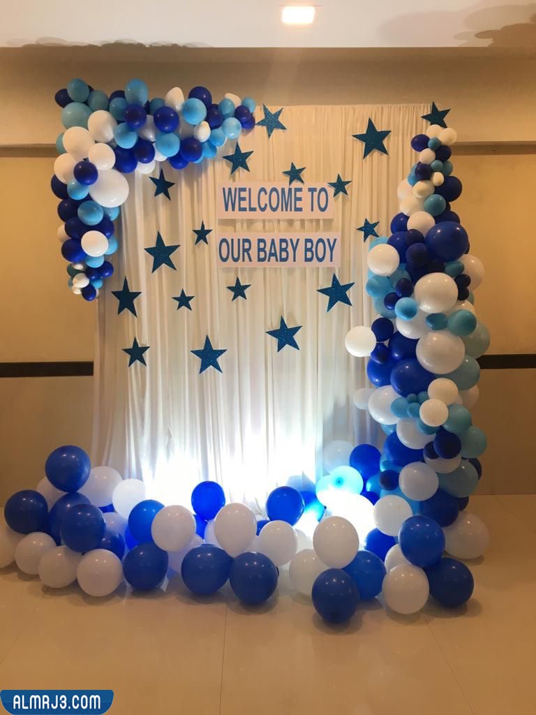 Pictures of ideas for the reception of male newborns