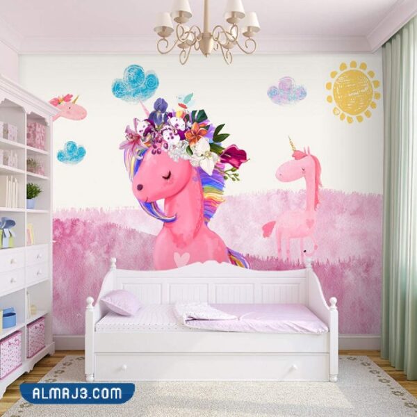 تصاميم أوراق حائط 3D لغرف الأطفال