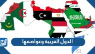 أسماء الدول العربية وعواصمها وعملاتها
