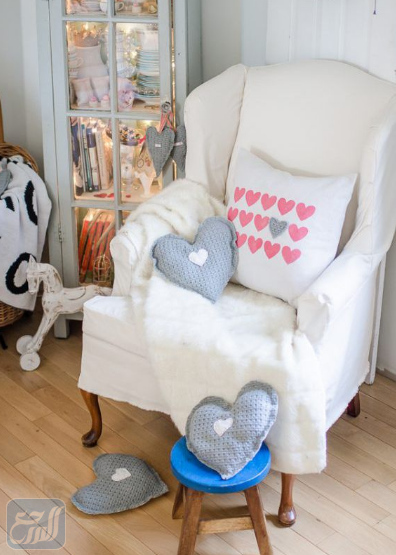 أفكار ديكور للمسات شتوية في غرفة المعيشة