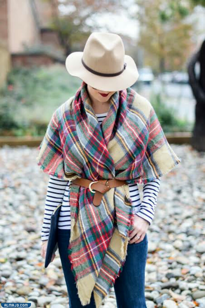 أفكار لتنسيق سكارفات شتوية للنساء