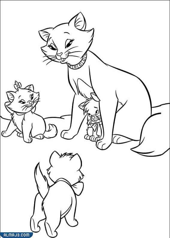 افكار رسومات اطفال بسيطة للتلوين والطباعة