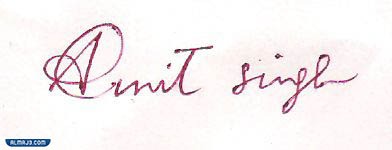 الاسم واللقب في التوقيع