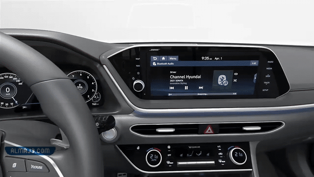 التصميم الداخلي لسيارة هيونداي سوناتا 2022