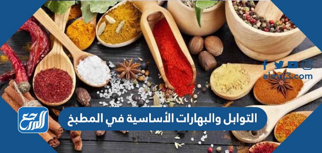 التوابل والبهارات الأساسية في المطبخ