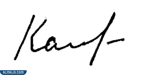 التوقيع ذو الحجم الصغير والقصير