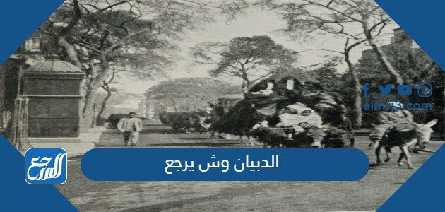 الدبيان وش يرجع