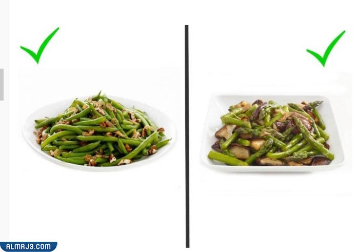 الكربوهيدرات الصحية لإنقاص الوزن-الفاصوليا الخضراء ونبات الهليون