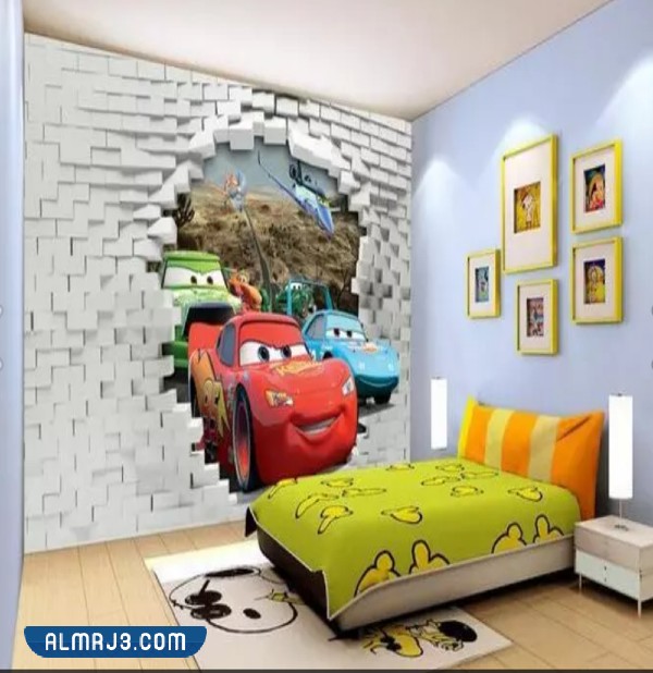 تصاميم أوراق حائط 3D لغرف الأطفال