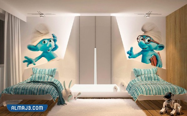 تصاميم أوراق حائط 3D لغرف الأطفال