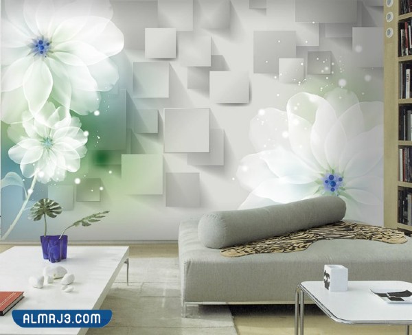 تصاميم ثلاثية الأبعاد بسيطة لأوراق الحوائط