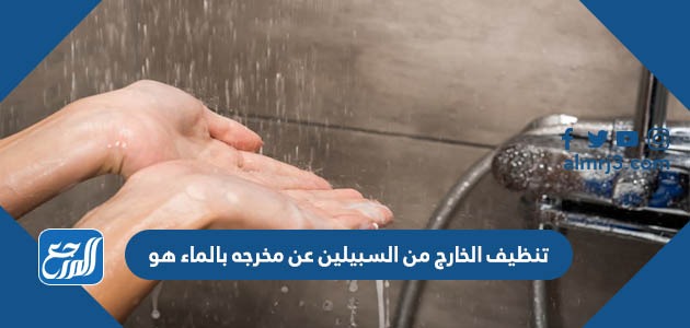 تنظيف الخارج من السبيلين عن مخرجه بالماء هو