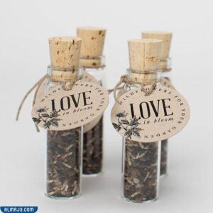 توزيعات زواج من البذور و الزهور