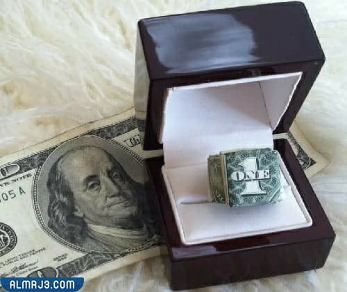 صنع خاتم من الفلوس