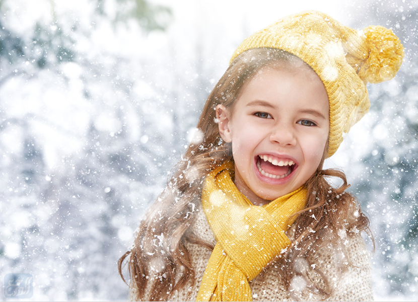 خلفيات شتاء بنات كيوت