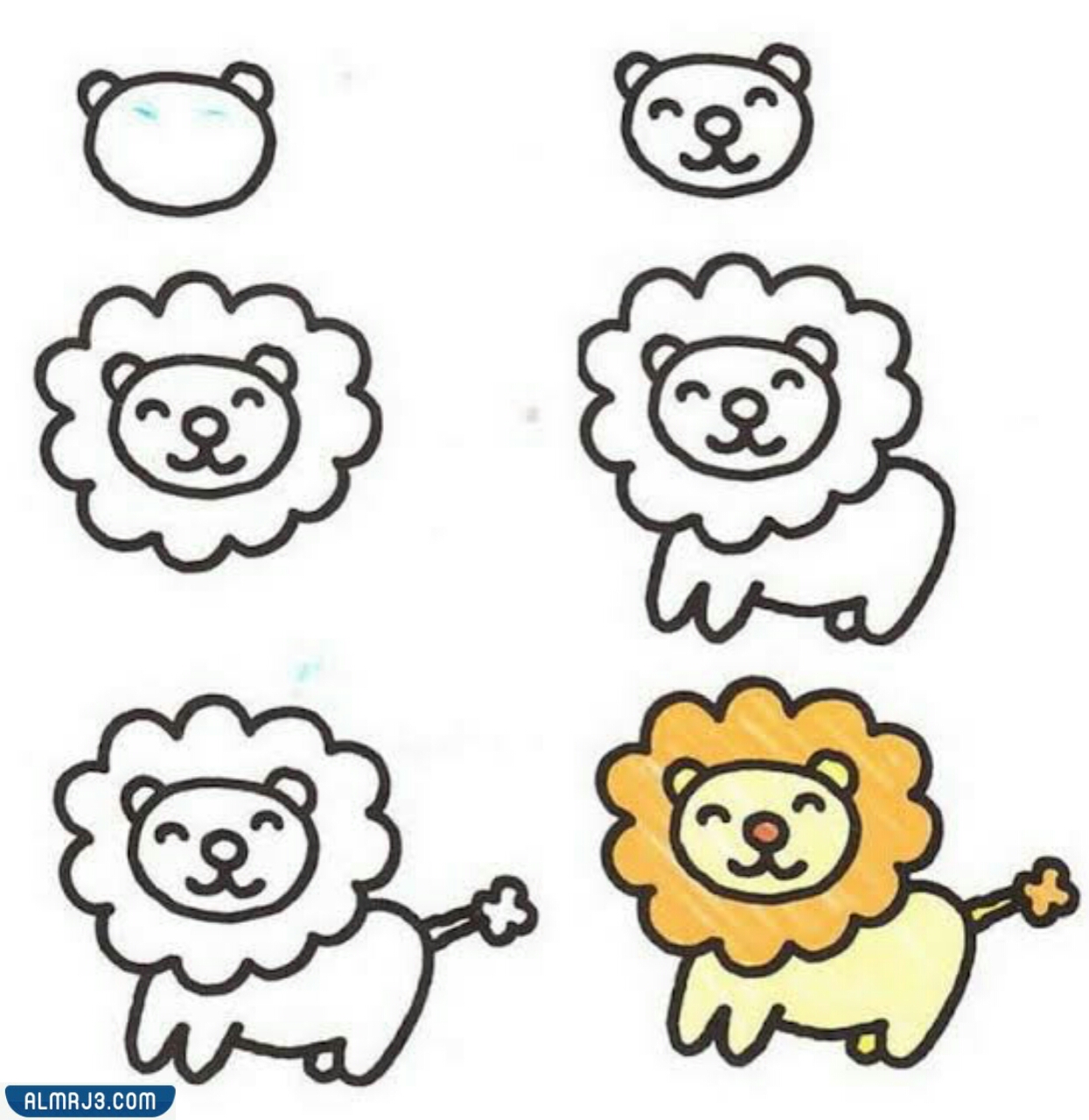 رسومات فنية سهلة للأطفال