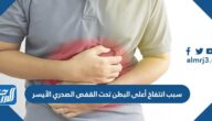 سبب انتفاخ أعلى البطن تحت القفص الصدري الأيسر