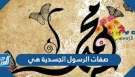 صفات الرسول الجسدية هي