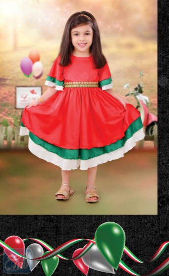 فساتين العيد الوطني العماني للبنات