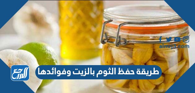 طريقة حفظ الثوم بالزيت وفوائدها