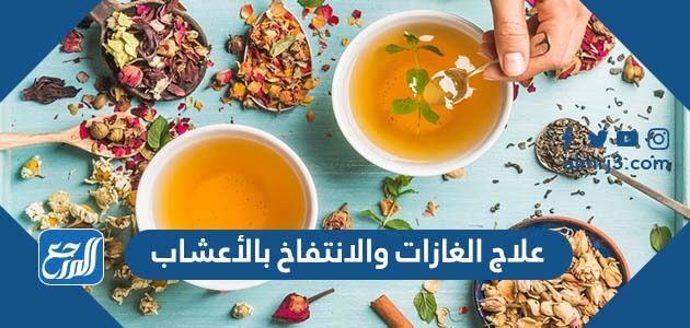 علاج الغازات والانتفاخ بالأعشاب