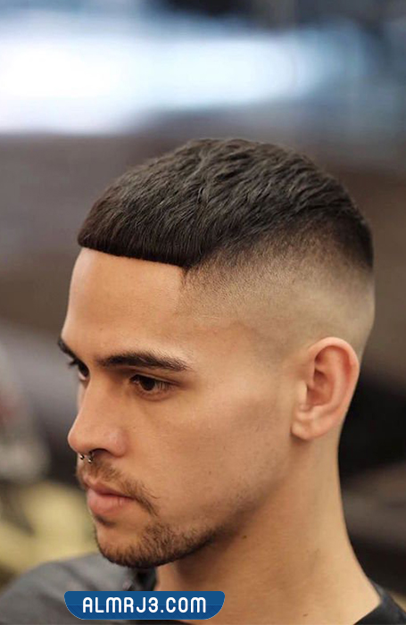 قصات شعر قصير للرجال مدرج