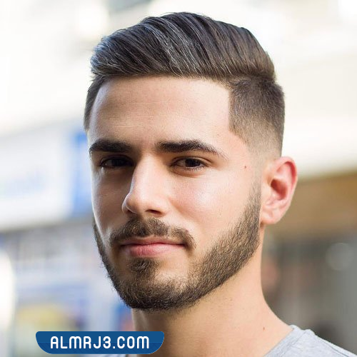 قصات شعر قصير للرجال مدرج