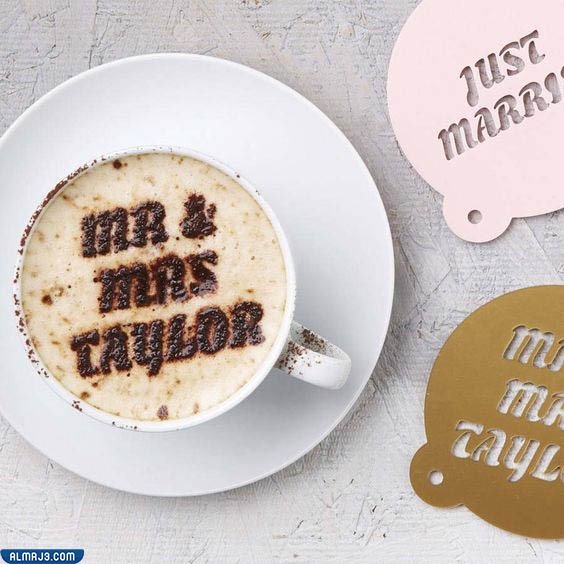 قوالب تزيين القهوة