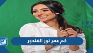 كم عمر نور الغندور