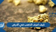  كيف اعرف الذهب في الارض