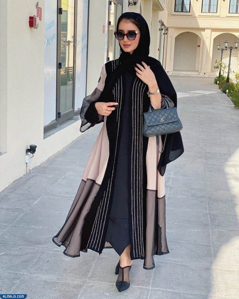 صور لأشيك العبايات الخليجية 2021