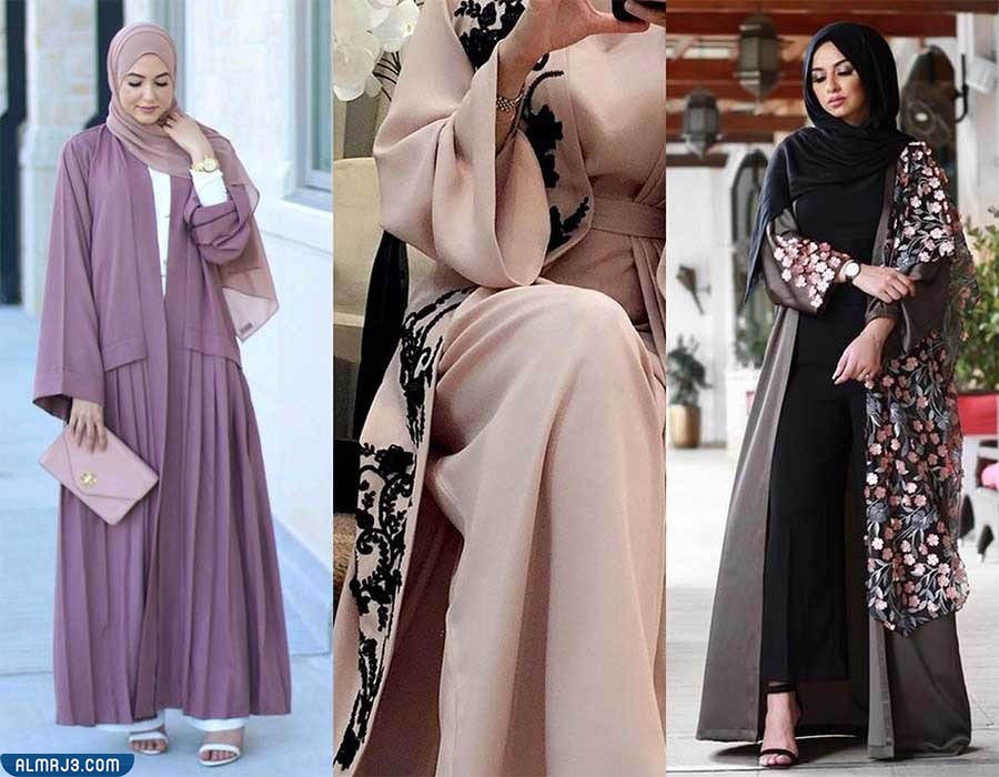 صور لأشيك العبايات الخليجية 2021