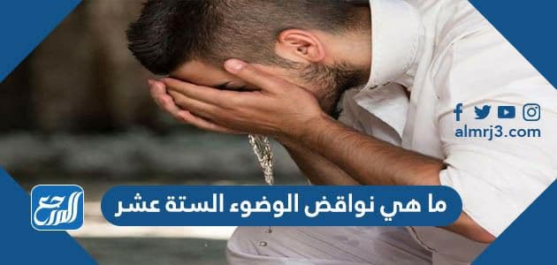 ما هي نواقض الوضوء الستة عشر