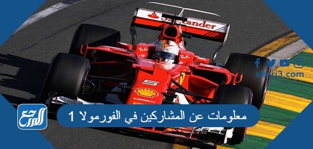 معلومات عن المشاركين في الفورمولا 1