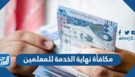 مكافأة نهاية الخدمة للمعلمين في المملكة 1446 .. كم تكون وكيفية حسابها؟